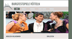 Desktop Screenshot of burgfestspiele-roetteln.de