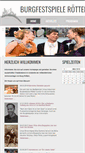 Mobile Screenshot of burgfestspiele-roetteln.de